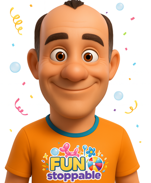 FUNstoppable children's party DJ mascot